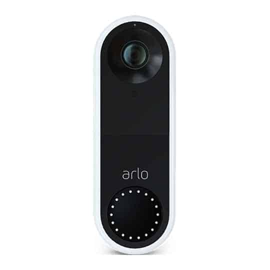 Arlo Wired Video Doorbell 2K HDR Black